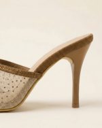 Brown Suede Heel