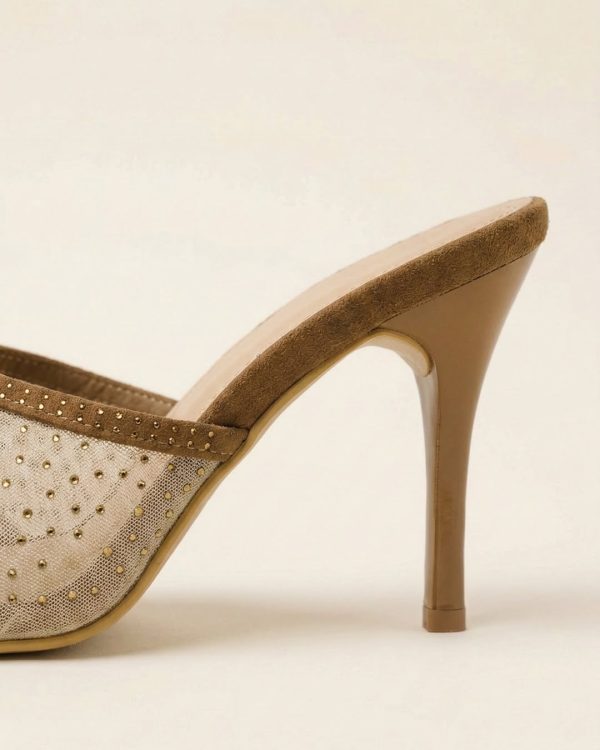 Brown Suede Heel
