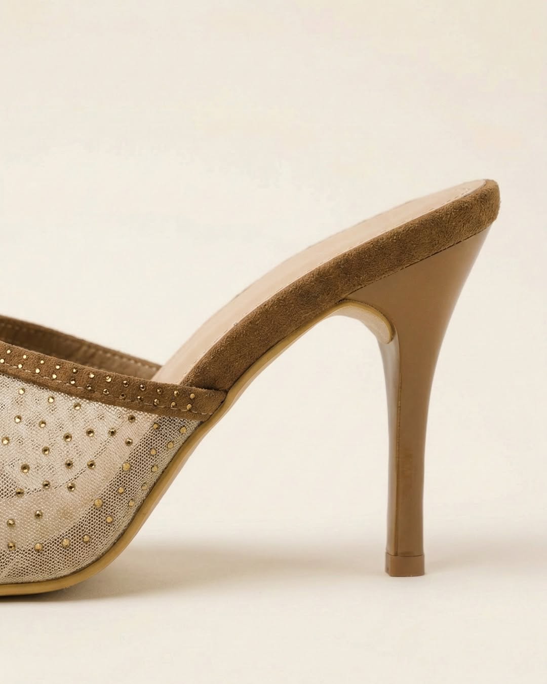 Brown Suede Heel - Image 4