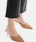 Rose Gold Stone Heel