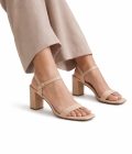 Nude block-heel Heel