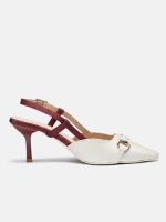 Burgundy Dual Tone Heel