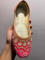 Authentic Zari Pink Jutti