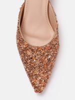 Rose Gold Stone Heel