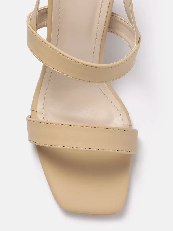 Nude block-heel Heel