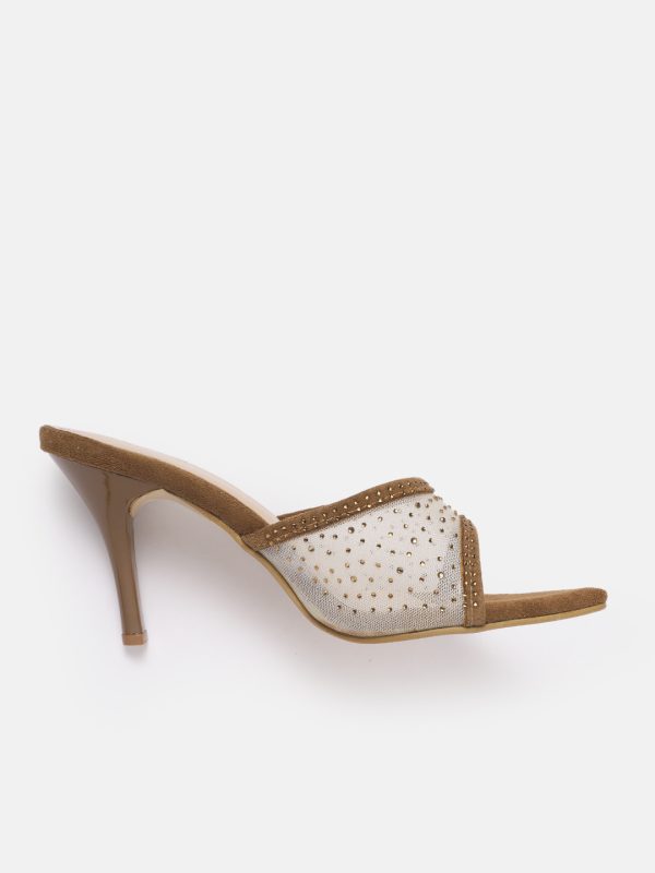 Brown Suede Heel