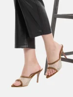 Brown Suede Heel