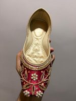 Authentic Zari Red Jutti